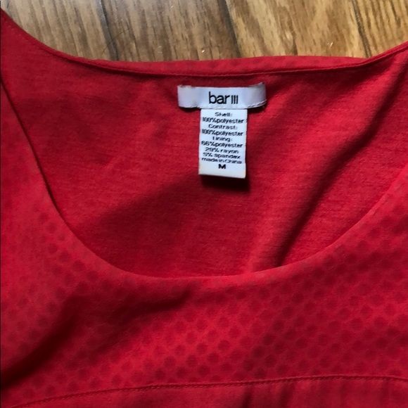 SOLD BAR III Womens Sleeveless Scoop Neck Mini - Picture 2 of 4